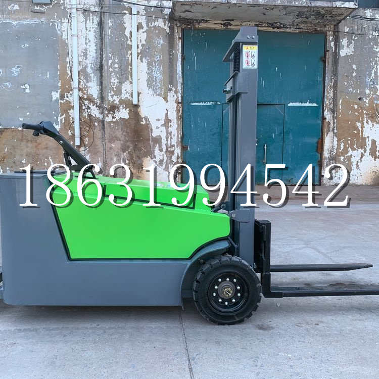 叶城县小型电动叉车1吨2吨步行站驾式电瓶堆高充电装卸车液压升降车铲车
